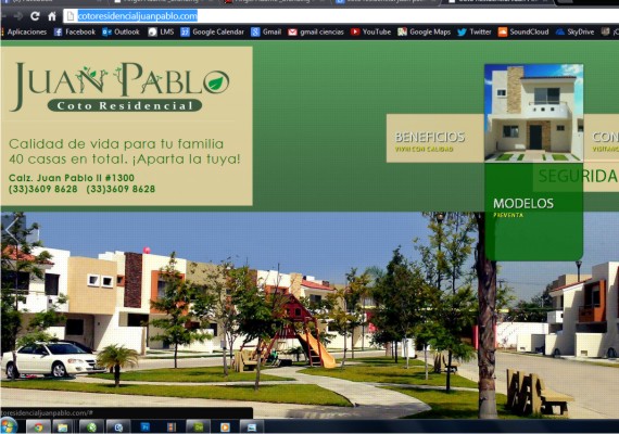 Web Coto Residencial Juan Pablo